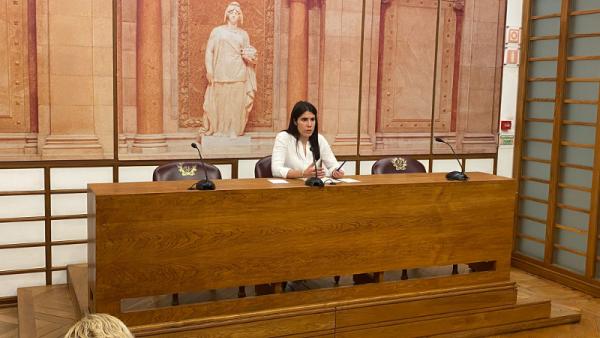Mariana Mortágua na Conferência de imprensa na Asssembleia da República - 13 de maio de 2022