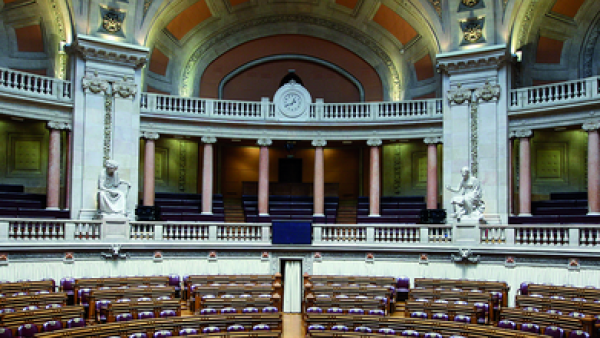 Hemiciclo da Assembleia da República. 