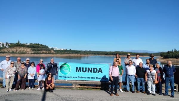 Concentração na barragem da Aguieira.