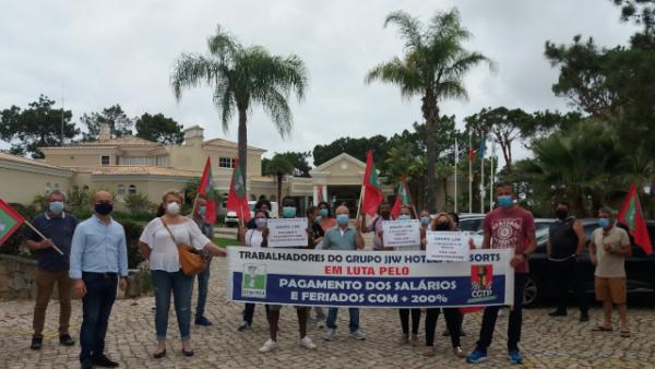 Algarve: Greve no Grupo JJW Hotels no dia 11 e 12 de agosto