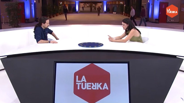 Pablo Iglesias entrevista Marisa Matias