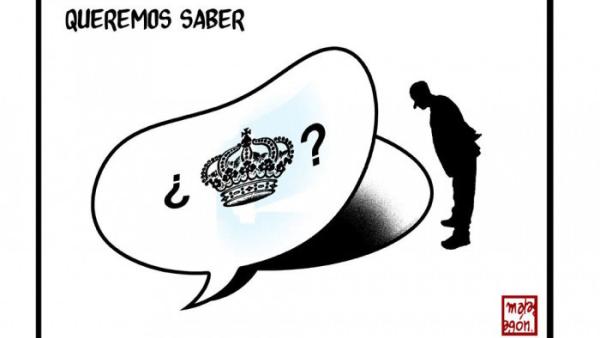 Cartoon de Malagón publicado no CTXT.
