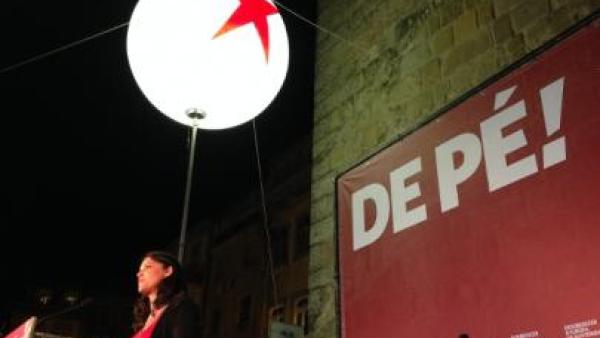 Marisa: “Nunca tanto como nos últimos anos ouvimos falar de Europa e nunca tanto como nos últimos anos percebemos o que é que essa Europa da austeridade fez às vidas das pessoas”. Foto de Paulete Matos
