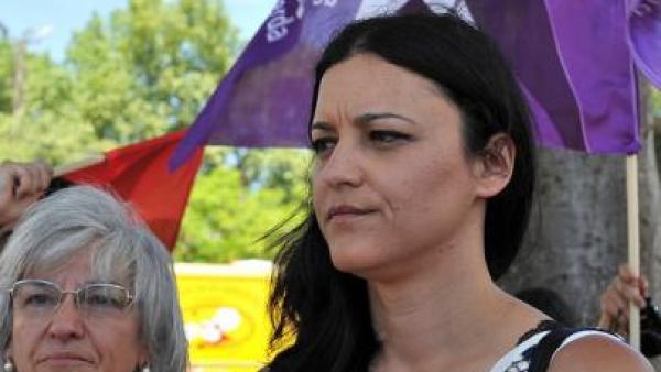 Marisa Matias em Évora. Foto de Paulete Matos