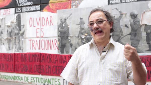 O historiador Sergio Grez. Foto de convergenciamedios.cl.
