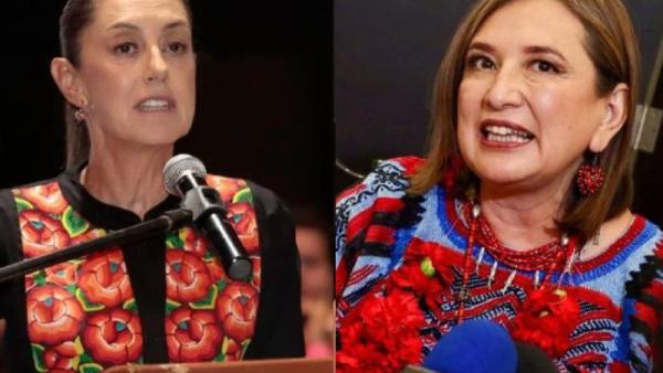 Claudia Sheinbaum e Xóchitl Gálvez.