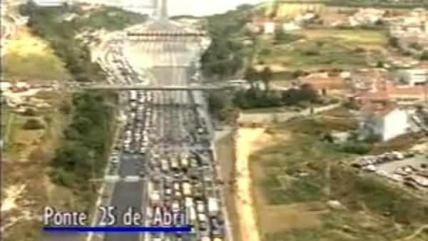 20 anos do bloqueio da ponte 25 de Abril