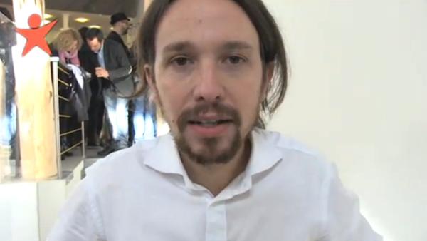 Pablo Iglesias em Lisboa esta sexta-feira