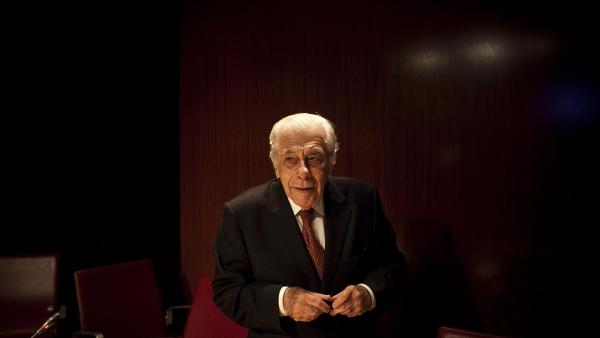 Gonçalo Ribeiro Telles em 2011, na homenagem em seu nome organizada na Fundação Calouste Gulbenkian.