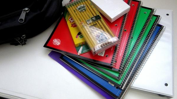 Material escolar.
