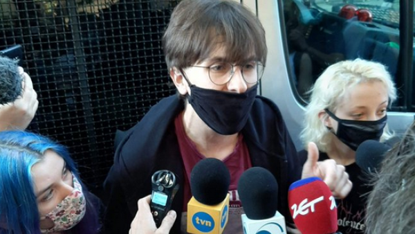 Margot, ativista dos direitos LGBT na Polónia. Foto Twitter.