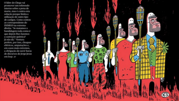 Pormenor da capa do Inimigo Público da passada sexta-feira.