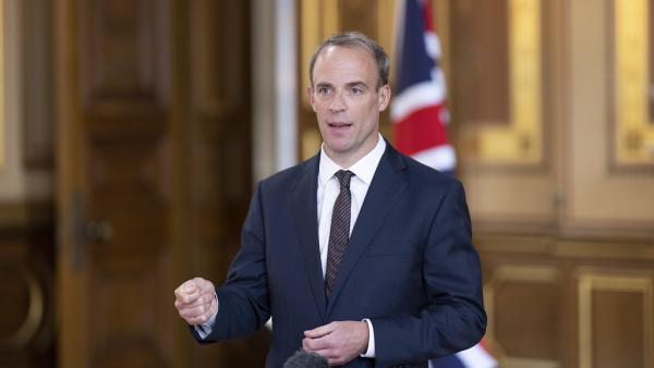 Dominic Raab, vice-primeiro-ministro britânico.