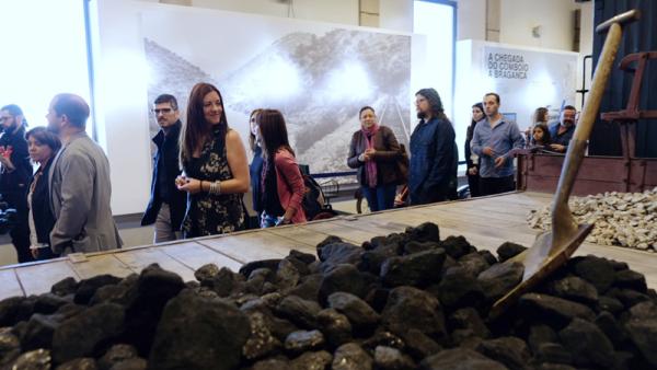 Marisa Matias no Museu Ferroviário de Bragança