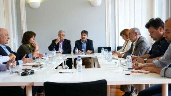 CGTP e Bloco de Esquerda confirmaram grandes convergência de pontos de vista. Foto de Paulete Matos