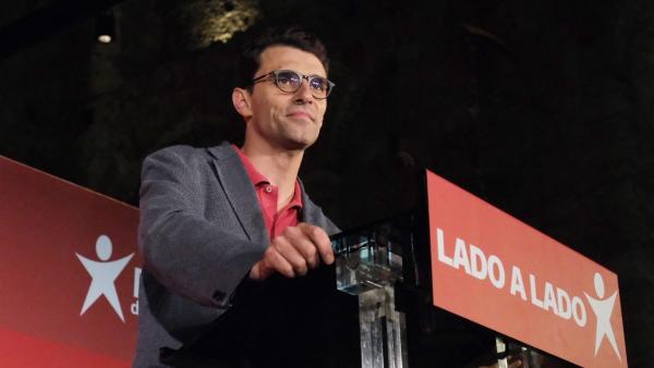 Jorge Costa. Noite eleitoral, Europeias 2019. Foto de Paula Nunes.