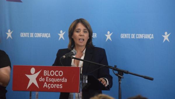 Catarina Martins em Ponta Delgada, 13 de setembro de 2019.