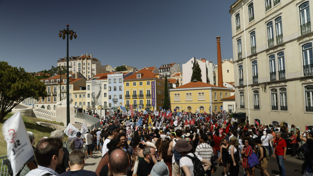 Manifestação da greve geral em Lisboa