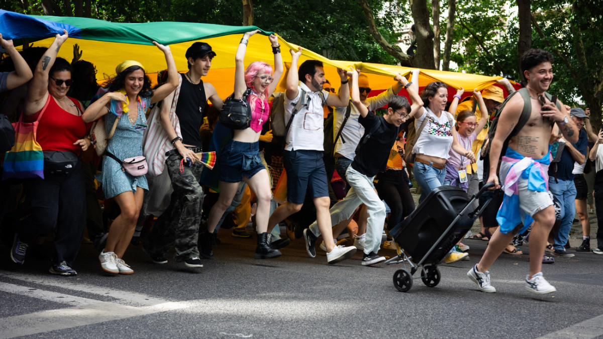 Marcha do Orgulho LGBTI+ em Lisboa.