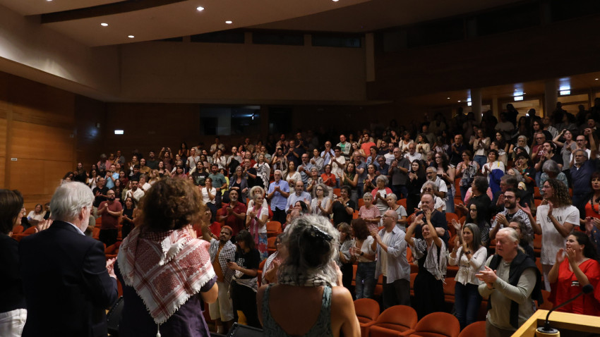 Sessão pública pela Palestina no ISCTE.