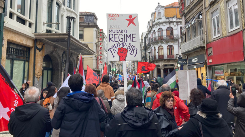 Manifestação no Porto