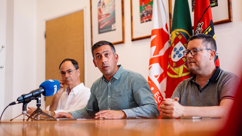 Tiago Oliveira no final da reunião do Conselho Nacional da CGTP