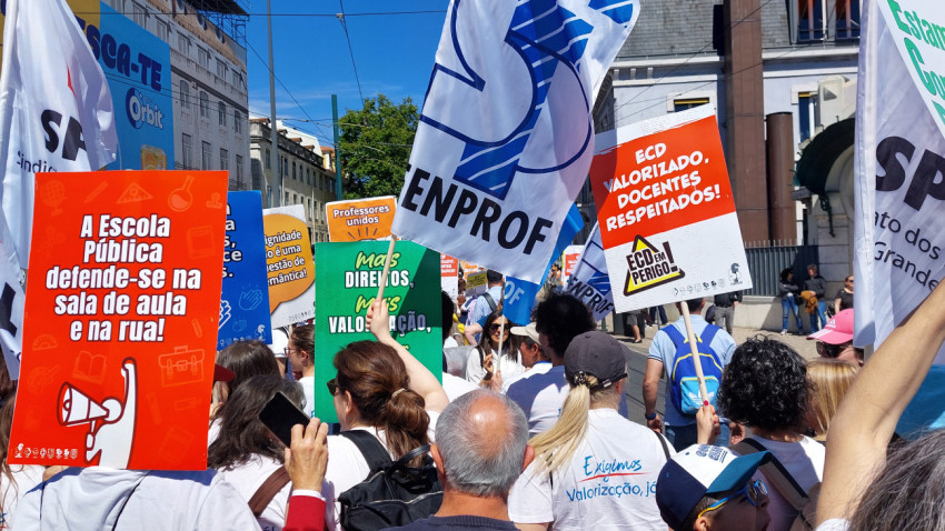 Manifestação da Fenprof em Lisboa