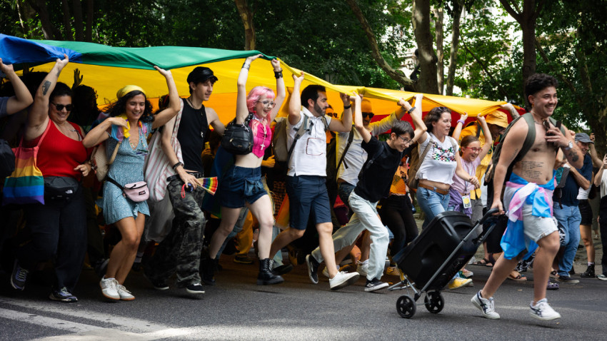 Marcha do Orgulho LGBTI+ em Lisboa.
