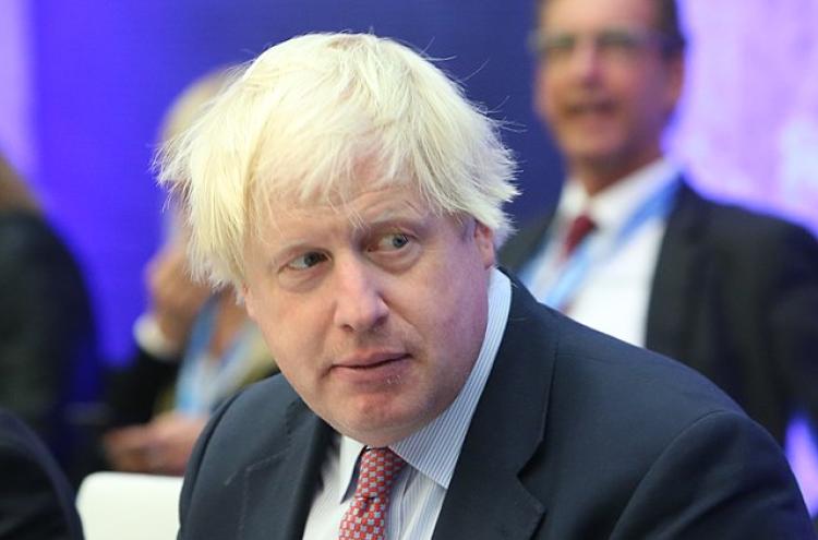 O ministro dos Negócios Estrangeiros do Reino Unido, Boris Johnson, demitiu-se - foto wikimedia