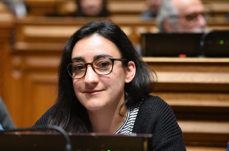 Isabel Pires na Assembleia da República. Foto de Paula Nunes.