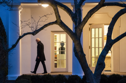 Joe Biden na Casa Branca. Fotógrafo: Kevin Dietsch/UPI/Bloomberg