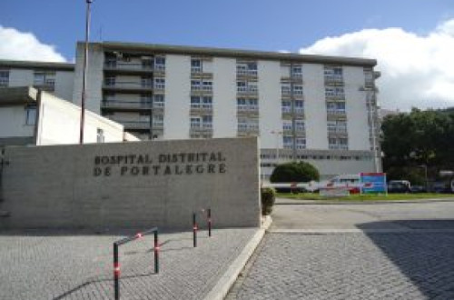 Hospital distrital de Portalegre. Fonte: Ministério da Saúde.