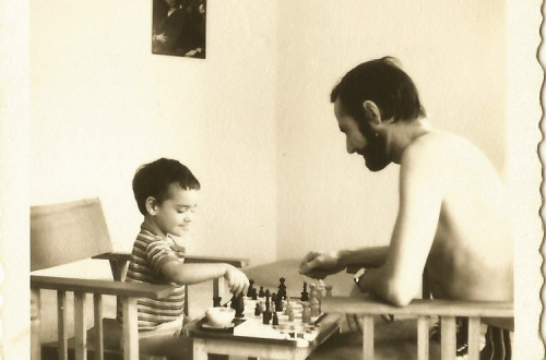 Raimundo Narciso com a filha.