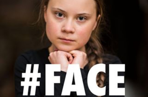 #FacetheClimateChange, via instagram @gretathunberg