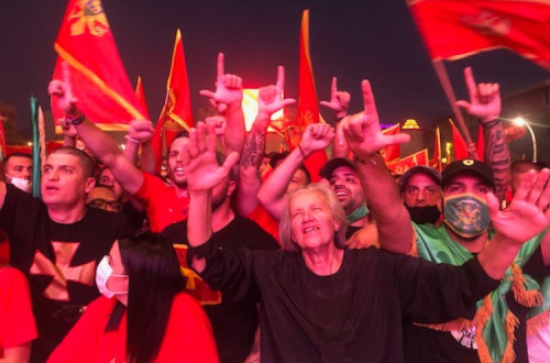 Protestos em Montenegro