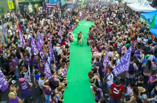 Marea verde a favor da legalização do aborto