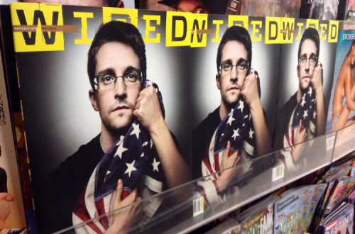 Snowden na capa da Wired