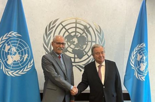 Brahim Ghali e António Guterres