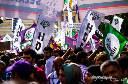 Comício do HDP
