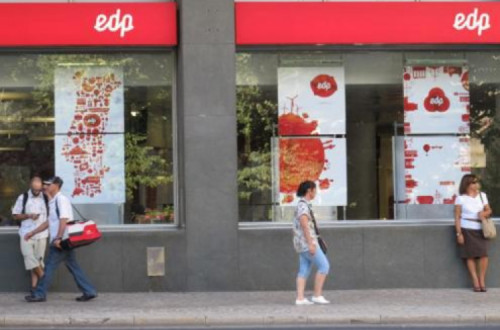 Montra da EDP. Foto de Paulete Matos.
