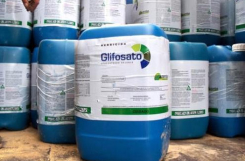 Embalagem de Glifosato.