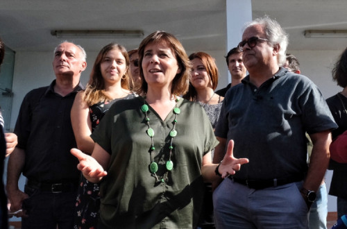 Visita do Bloco ao Hospital dos Covões, Coimbra, 2 de outubro de 2019. Foto: Paula Nunes.