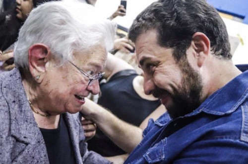 Luiza Erundina e Guilherme Boulos, candidatos à prefeitura de São Paulo pelo PSOL. Foto do site do partido.