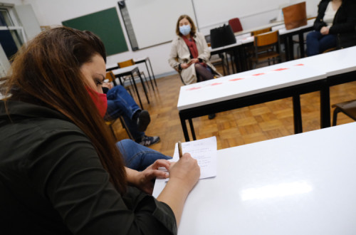 Marisa Matias reúne com a Administração do Hospital de Évora. Dezembro de 2020.