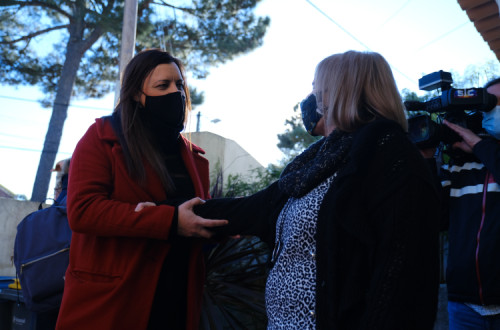 Marisa Matias com Rosália Ferreira