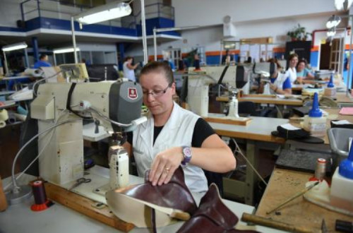Fábrica de calçado em Santa Maria da Feira. Foto do Esquerda.net.