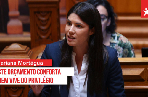 Mariana Mortágua do debate do OE 2024.