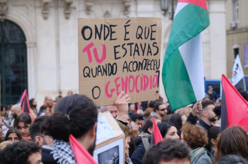 Manifestação pela Palestina em Lisboa