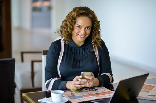 Isabel dos Santos em julho de 2019. Foto de Nuno Coimbra.