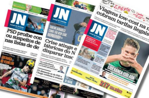 Capas do JN. Foto Esquerda.net.